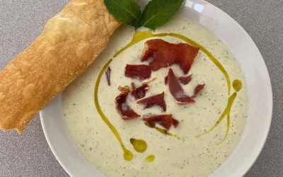 Sopa de melón con jamón serrano de Karlos Arguiñano