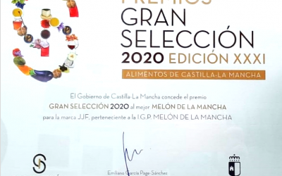 Agricola JJF gana el premio Gran Selección 2020 al Melón de la Mancha.